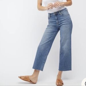 Oliver Logan Aberdeen Wide Leg Crop Jeans - Size 29